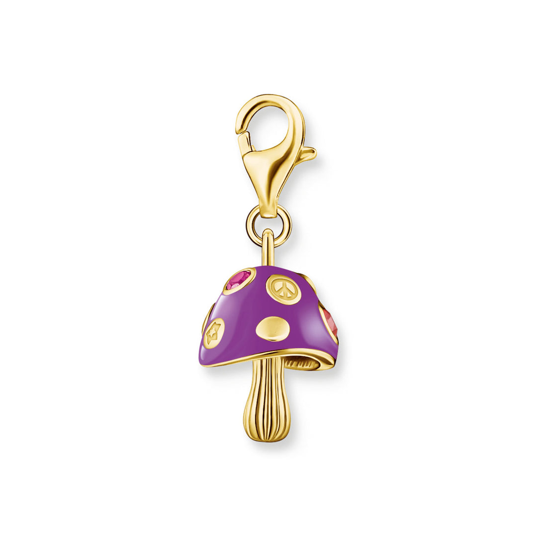 Thomas Sabo Charm-Anhänger bunter Pilz vergoldet - 2211-471-7