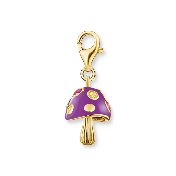 Thomas Sabo Charm-Anhänger bunter Pilz vergoldet - 2211-471-7