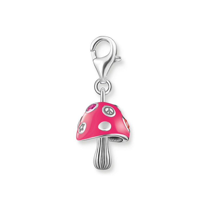Thomas Sabo Charm-Anhänger bunter Pilz Silber - 2211-845-7