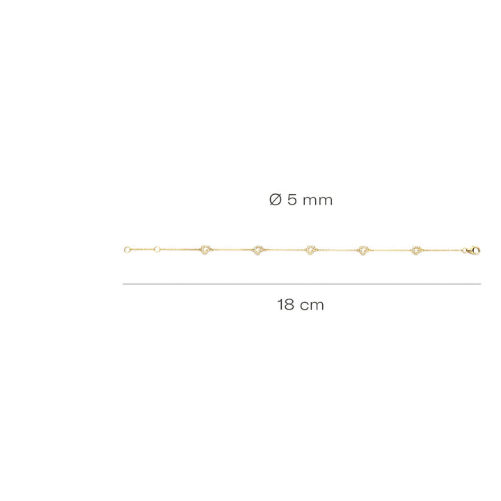 Blush Armband 14k Gelbgold - 2211YZI