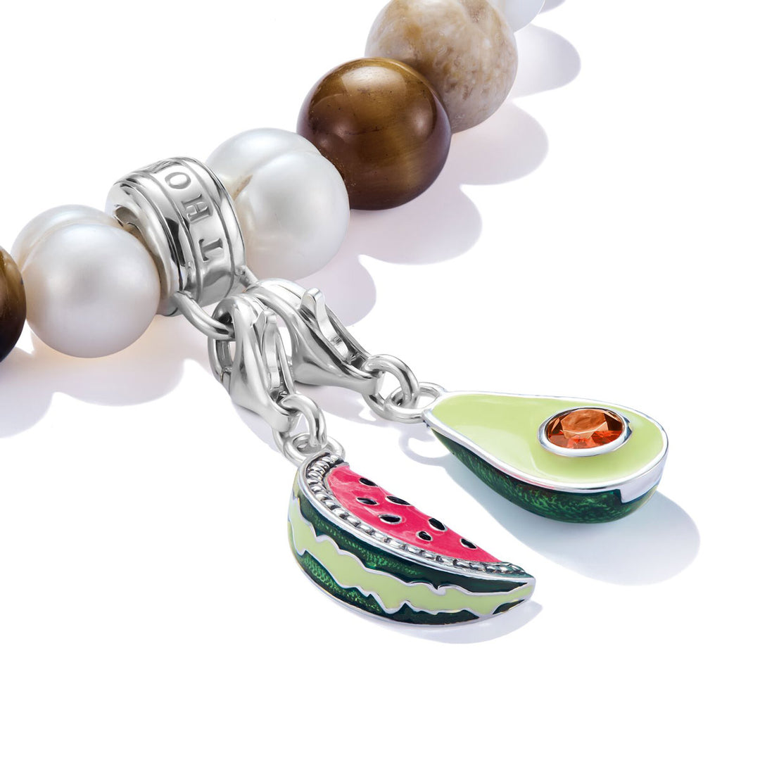 Thomas Sabo Charm-Anhänger Wassermelone Silber - 2213-664-7