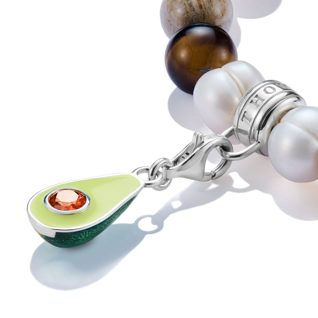Thomas Sabo Charm-Anhänger Avocado Silber - 2214-691-7