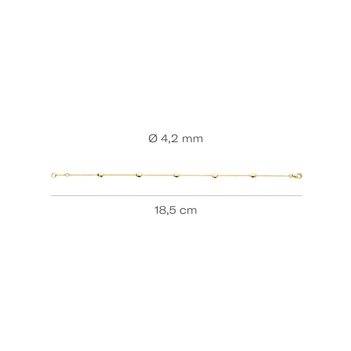 Blush Armband 14k Gelbgold - 2222YGO