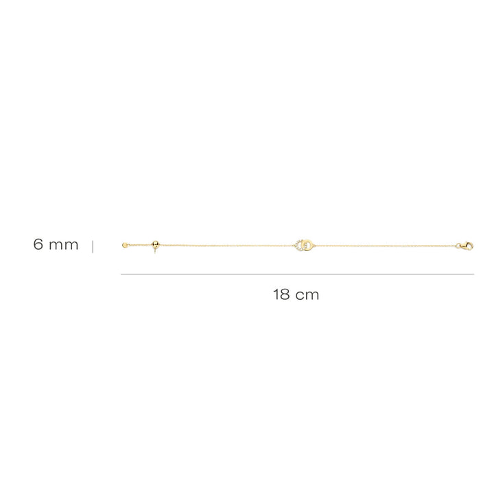 Blush Armband 14k Gelbgold - 2223YZI