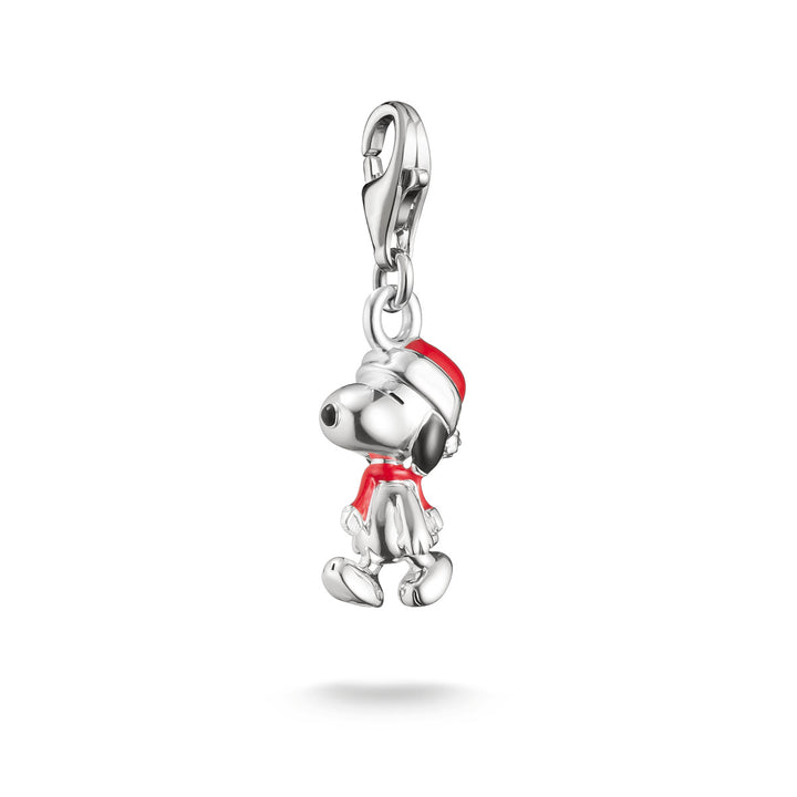 Thomas Sabo Charm-Anhänger Snoopy &amp; Herz PEANUTS Original Silber - 2227-664-10