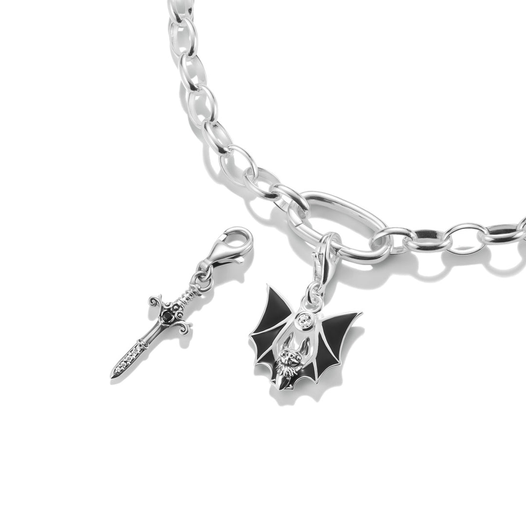 Thomas Sabo Charm-Anhänger True Romance Fledermaus Zirkonia Original Silber - 2229-691-11