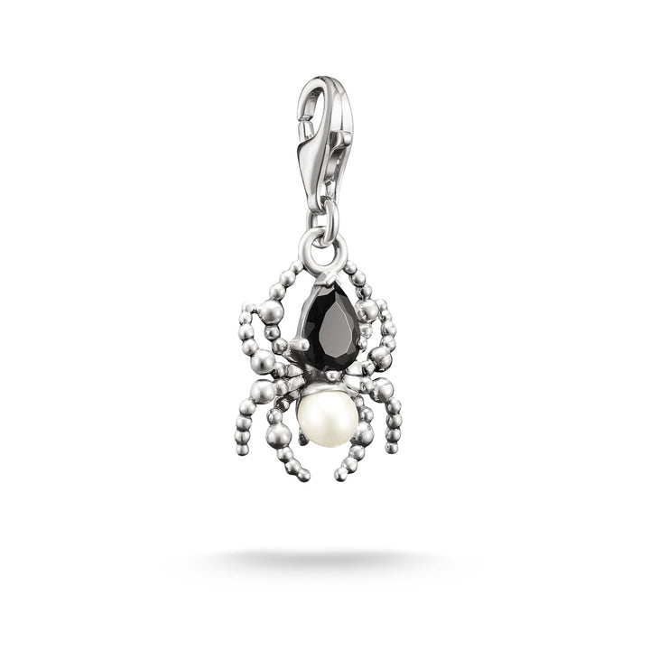Thomas Sabo Charm-Anhänger True Romance Spinne Perle Original Silber - 2230-167-7