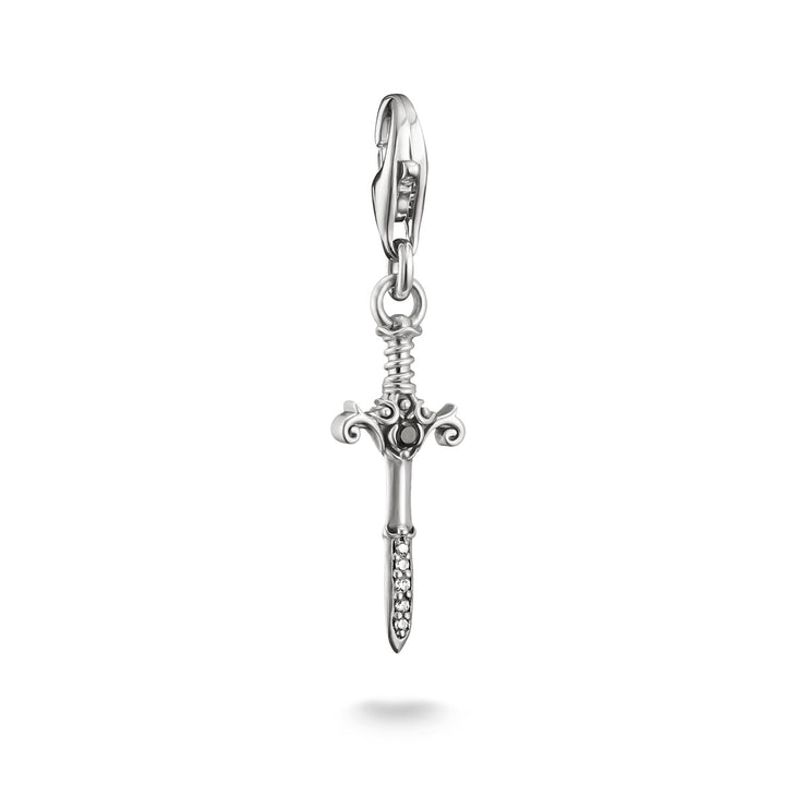 Thomas Sabo Charm-Anhänger True Romance Schwert Zirkonia Original Silber - 2231-643-11