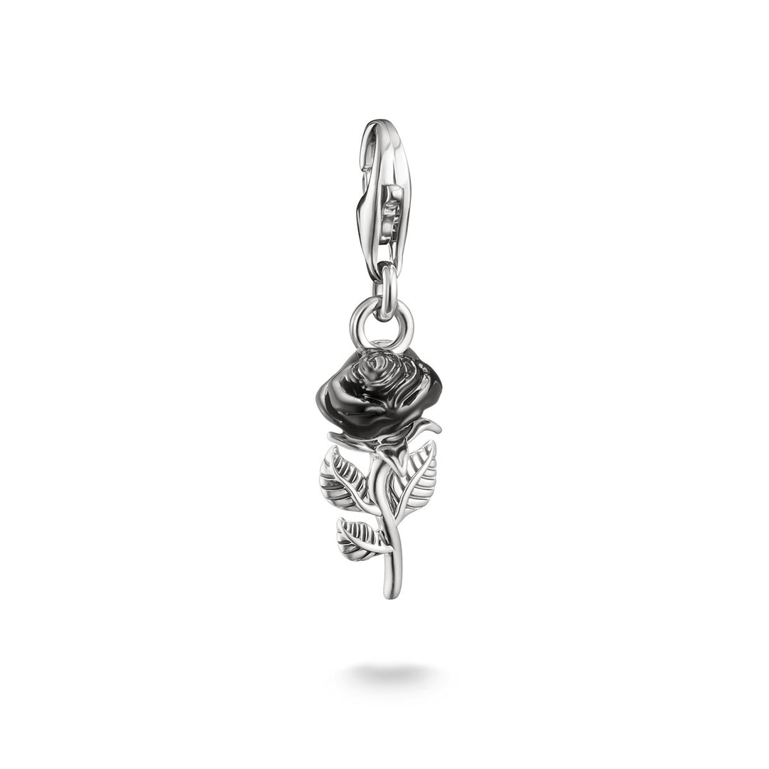 Charm-ciondolo Thomas Sabo True Romance rosa smaltato argento originale - 2232-664-11