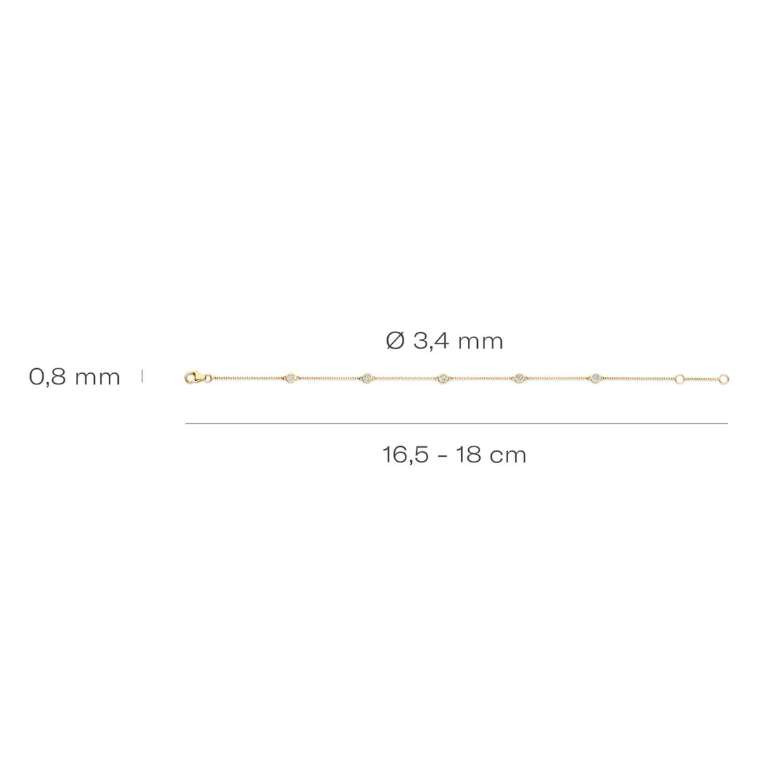 Blush Armband 14k Gelbgold - 2237YZI