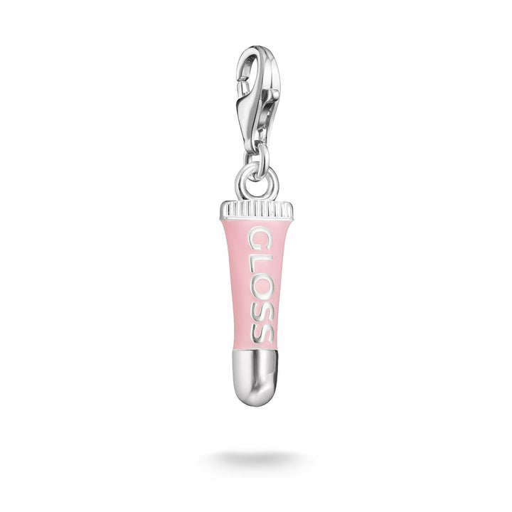 Thomas Sabo Pendentif Charm Pink Lipgloss Original Argent - 2240-007-9