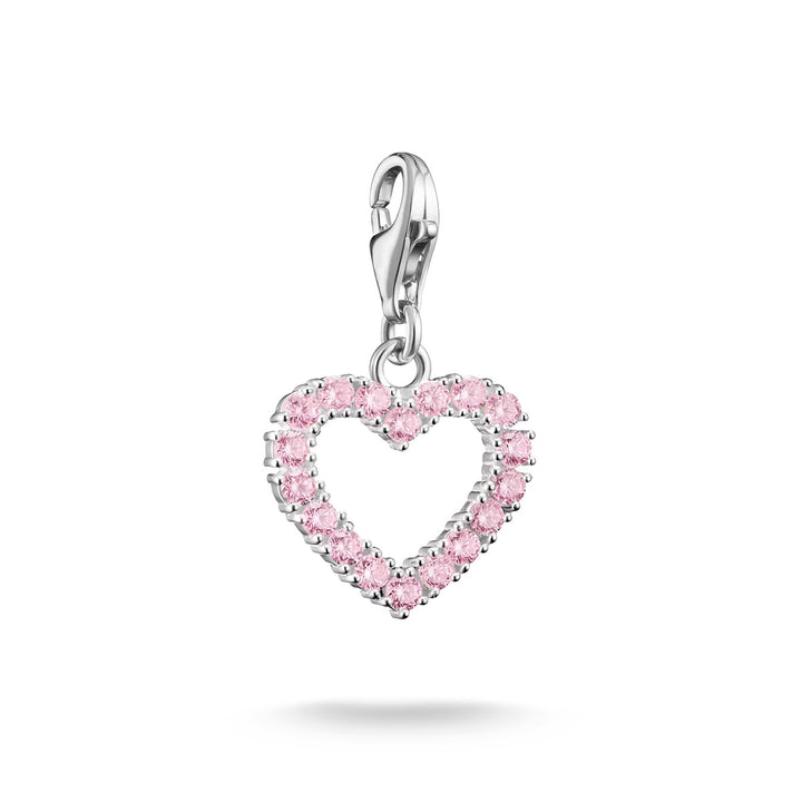 Thomas Sabo Charm-Anhänger Pink Heart Original Silber - 2241-051-9