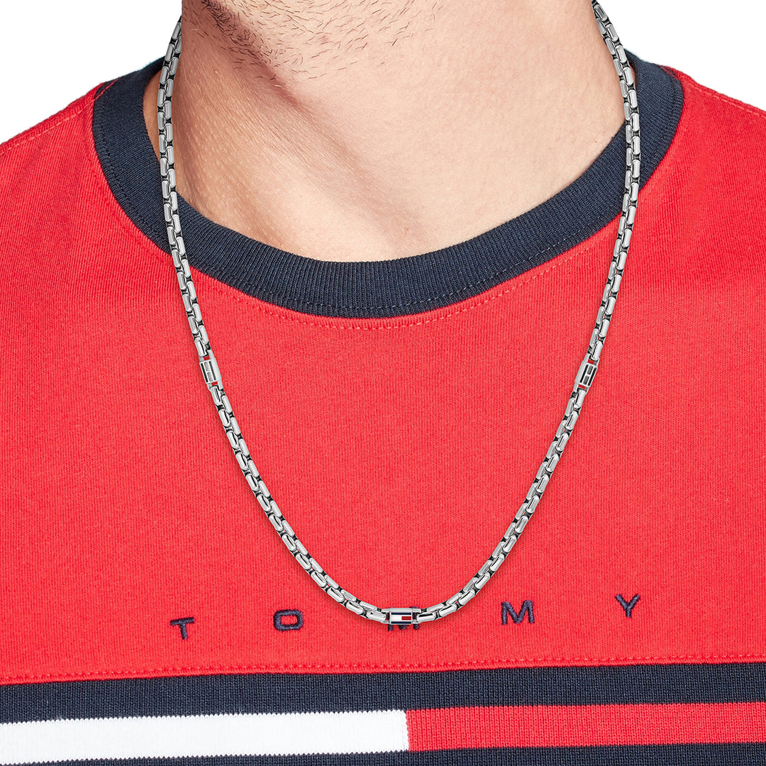 Tommy Hilfiger 3D Flag Metal Halskette - 2790672