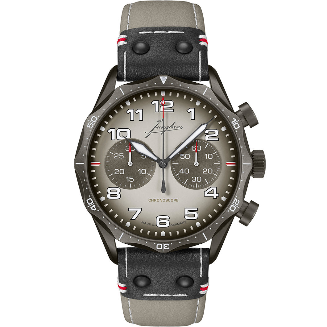 Junghans Meister Pilot Chronoscope Desert - 027/3398.00