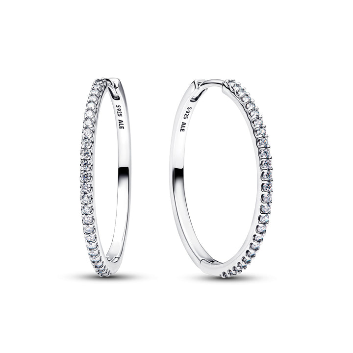 Pandora Sparkling Hoop Earrings - 294650C01