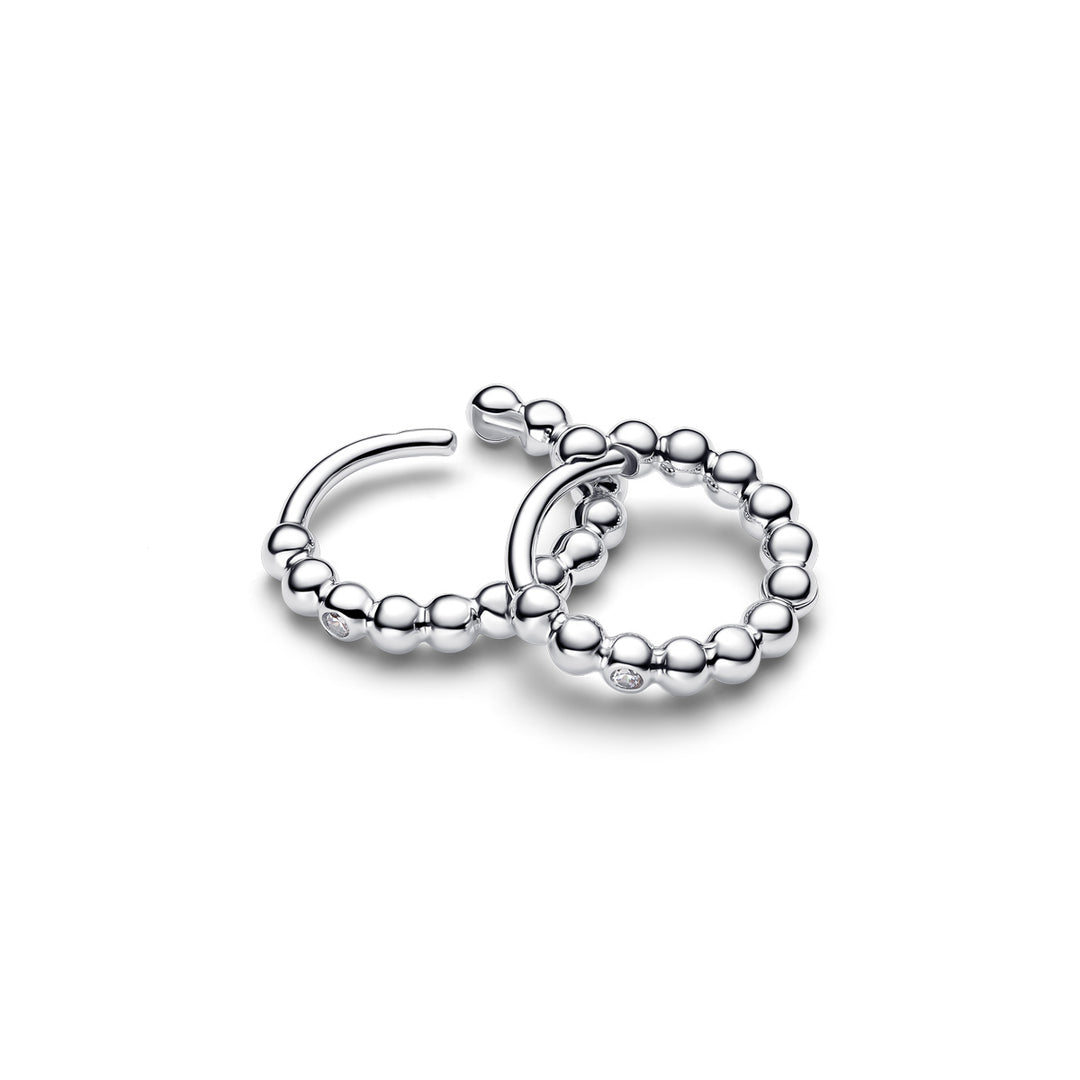 Pandora Beaded Huggie Earrings - 294823C01