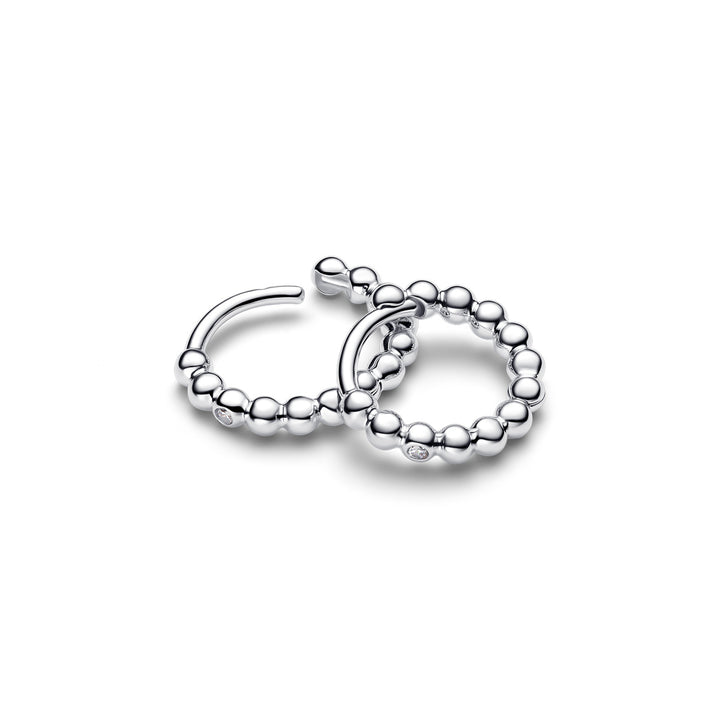 Pandora Beaded Huggie Earrings - 294823C01