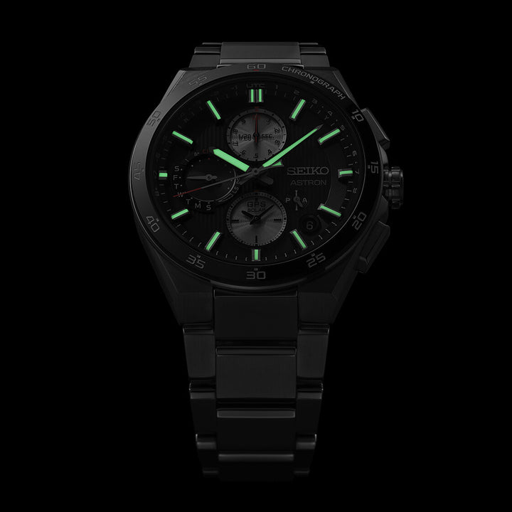 Seiko Astron GPS Solar Dual Time Chronograph - SSH151J1