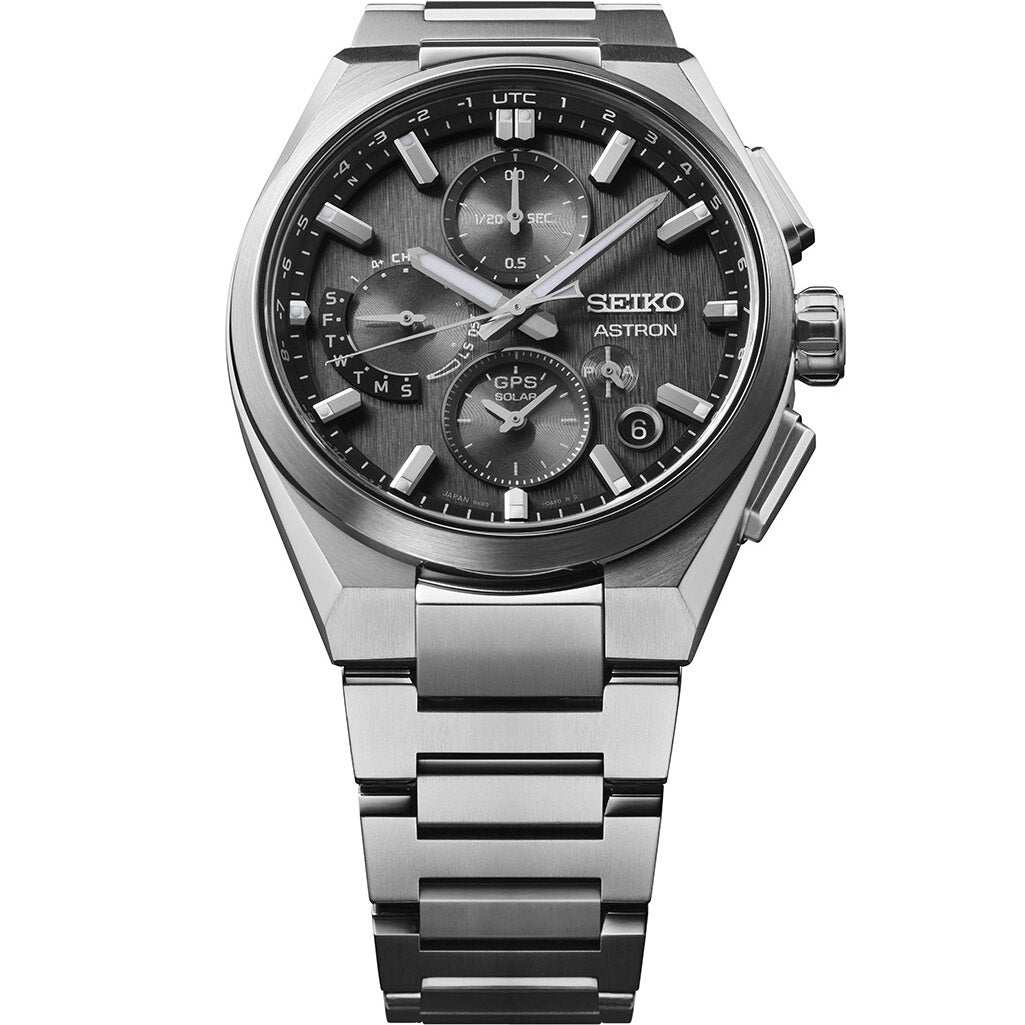 Seiko Astron GPS Solar Dual Time Chronograph - SSH163J1