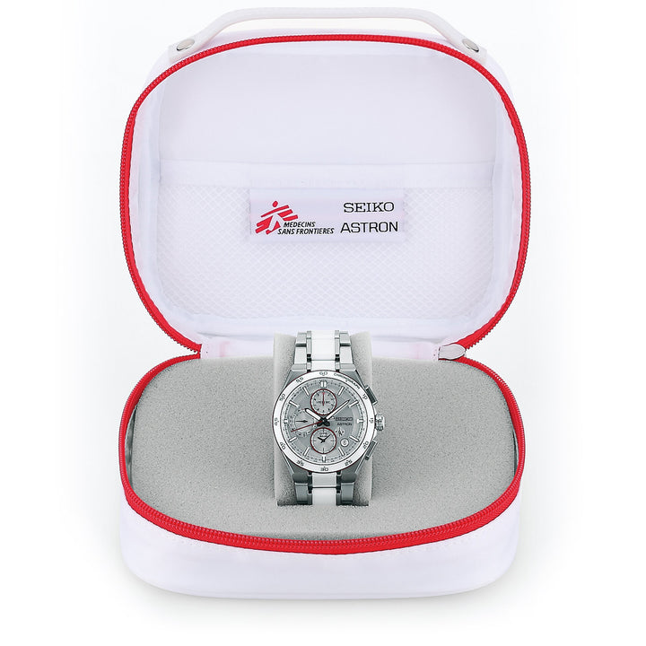Seiko Astron GPS Solar Dual Time Chronograph Médecins Sans Frontières Limited Edition - SSH173J1