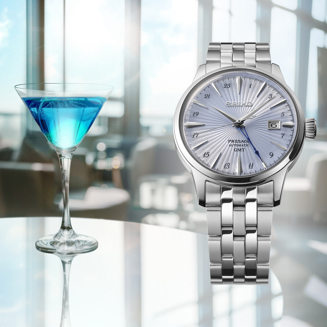 Seiko Presage Automatic Cocktail Time GMT Sky Diving - SSK037J1