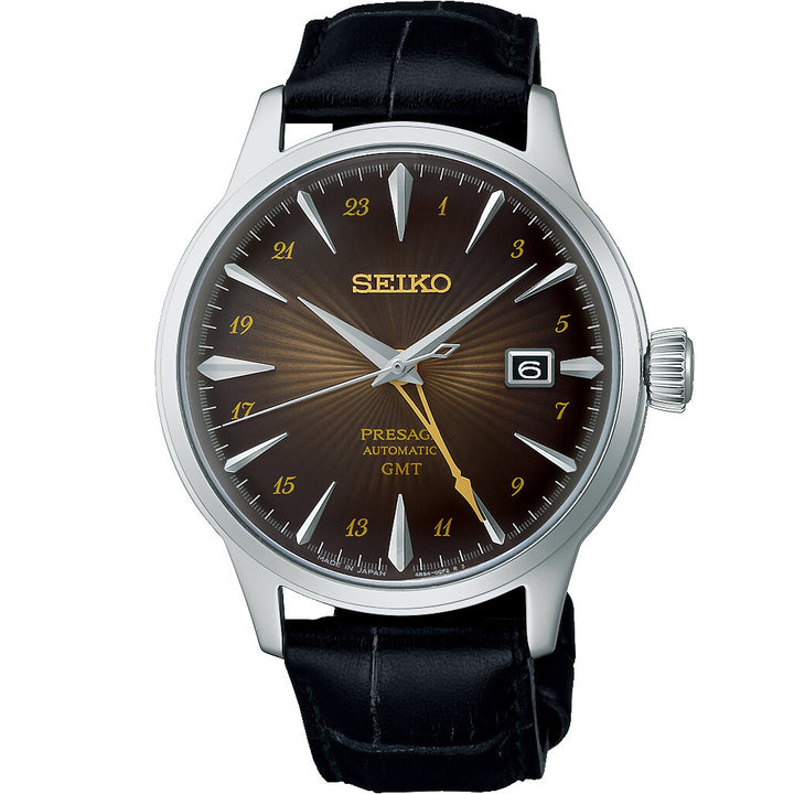 Seiko Presage Automatic Cocktail Time GMT Rusty Nail - SSK039J1