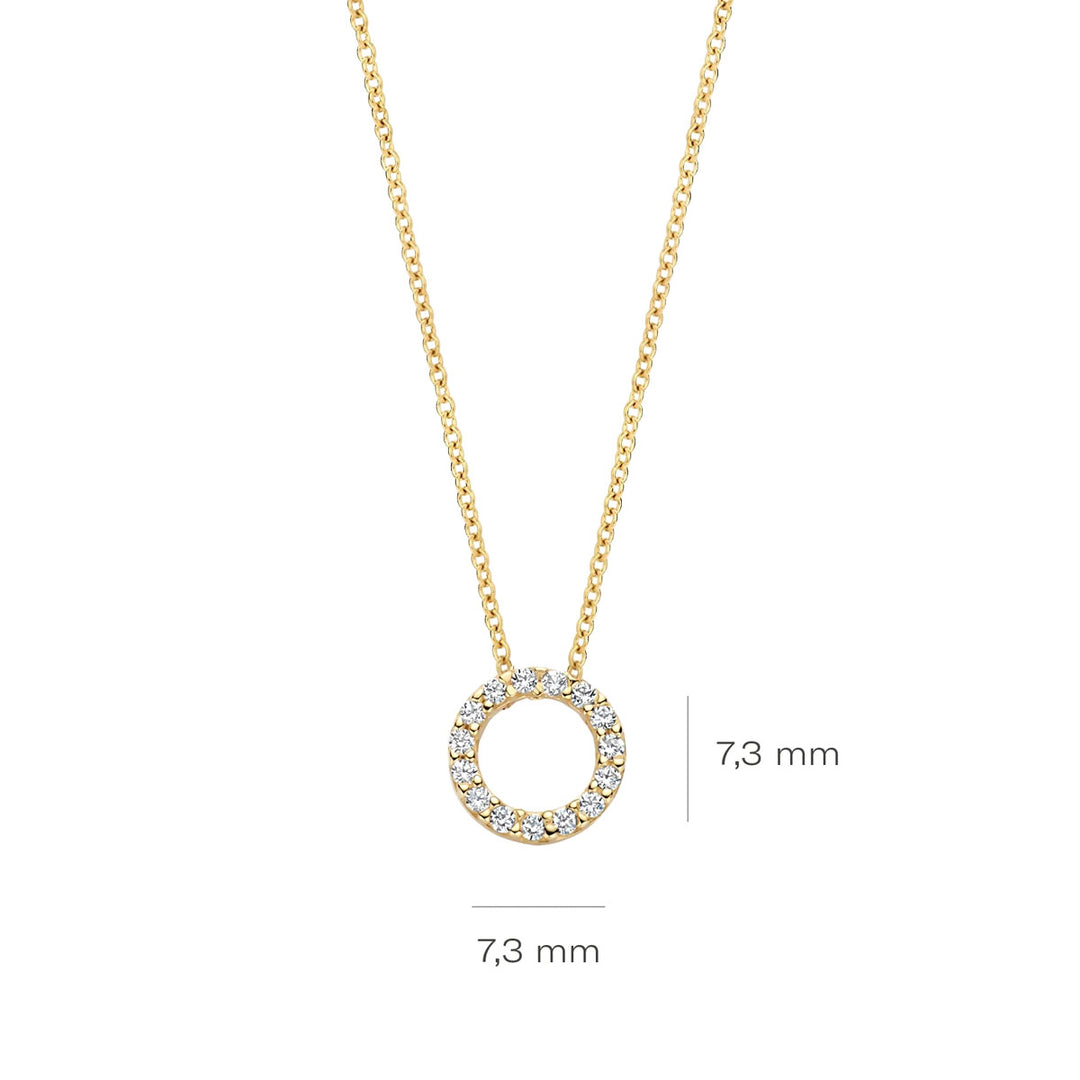 Blush Halskette 14k Gelbgold - 3065YZI