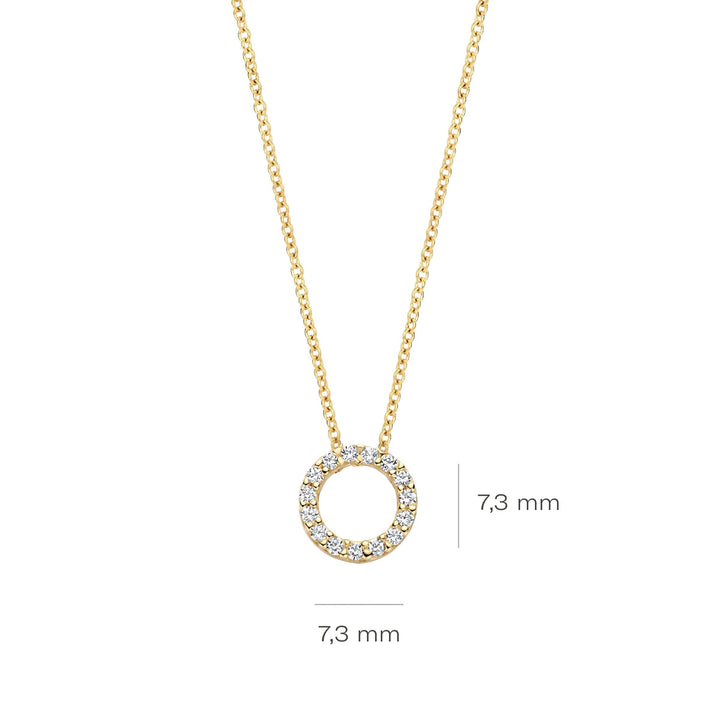 Blush Halskette 14k Gelbgold - 3065YZI
