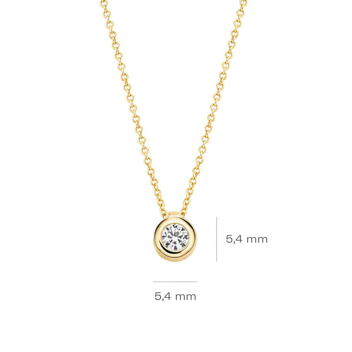 Blush Halskette 14k Gelbgold - 3067YZI