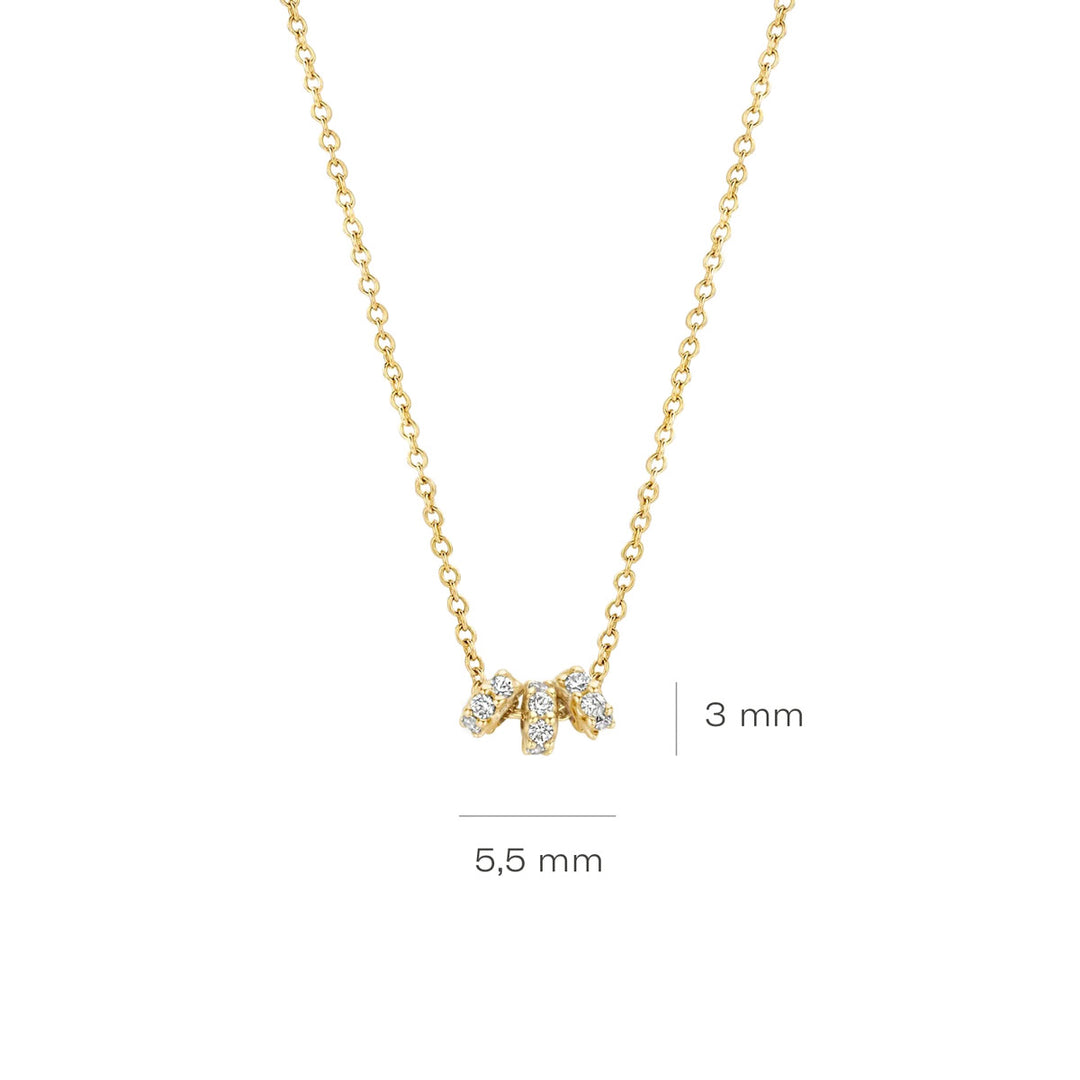 Blush Halskette 14k Gelbgold - 3136YZI