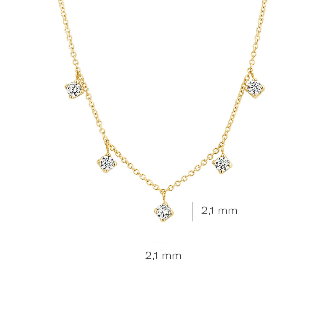 Blush Halskette 14k Gelbgold - 3157YZI