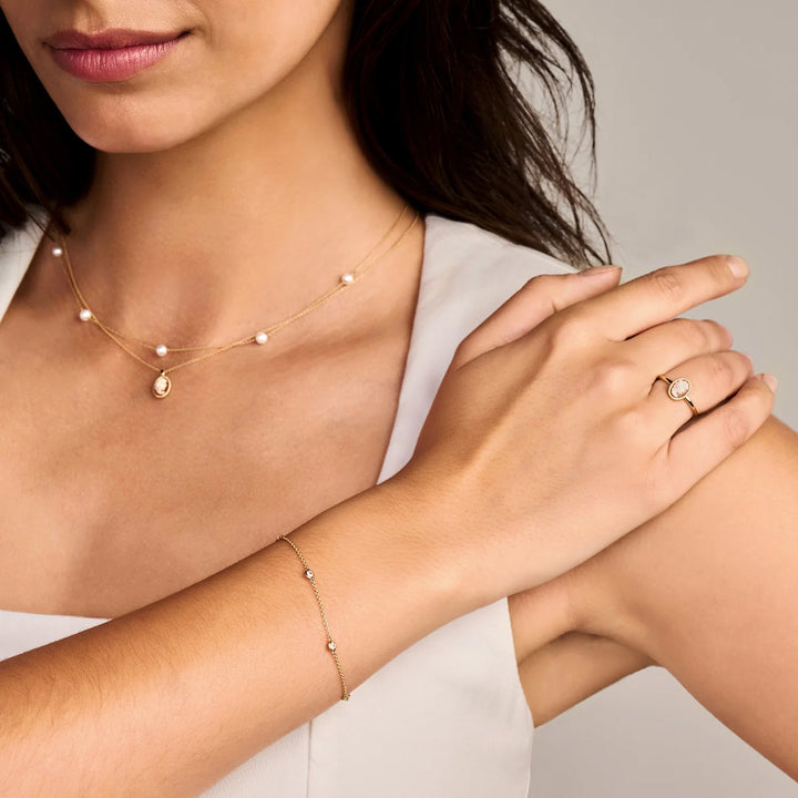 Blush Halskette 14k Gelbgold - 3185YPW