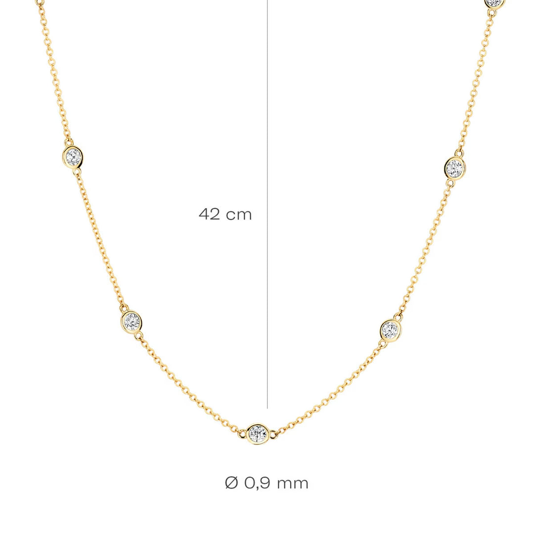 Blush Halskette 14k Gelbgold - 3172YZI
