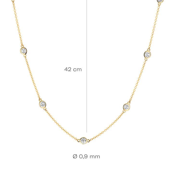 Blush Halskette 14k Gelbgold - 3172YZI