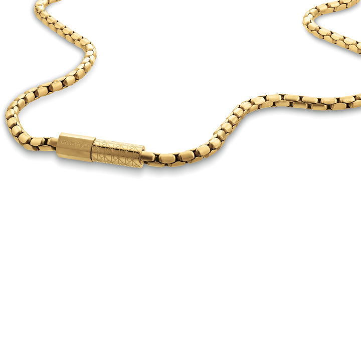 Calvin Klein Contoured Barrel Halskette - 35100093