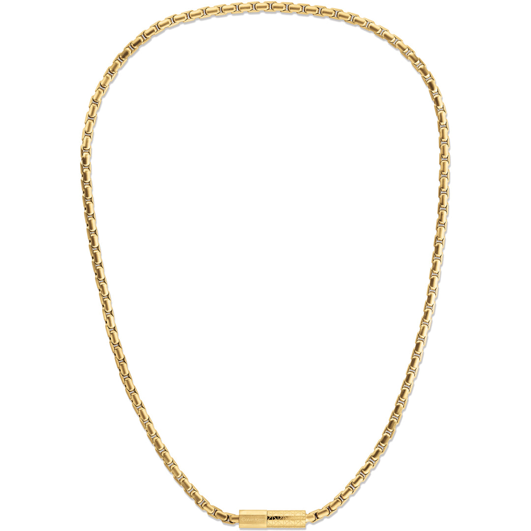 Calvin Klein Contoured Barrel Halskette - 35100093