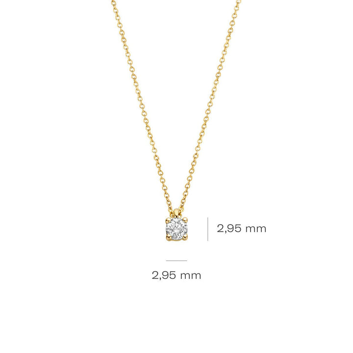 Blush Diamonds Halskette 14k Gelbgold - 3611YDI