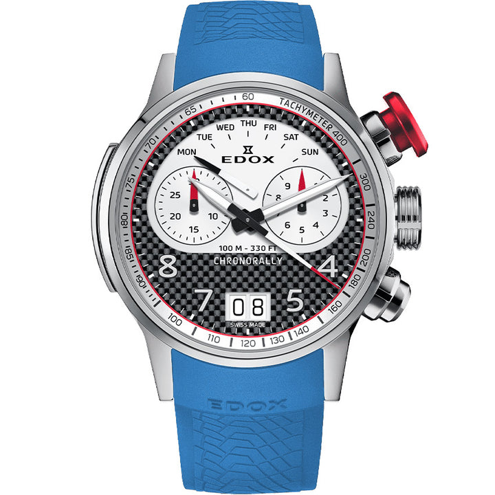 Edox Chronorally 45 Limited Edition Inspired by BMW Motorrad Motorsport and Rokit Superbike Team - 38003 TINR CANBR