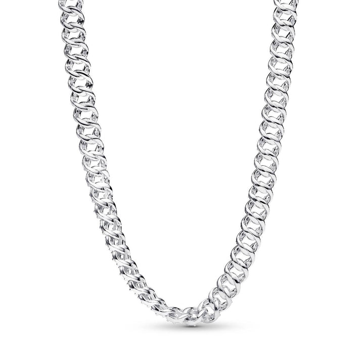 Pandora Pavé Cuban Gliederhalskette - 393161C01-45