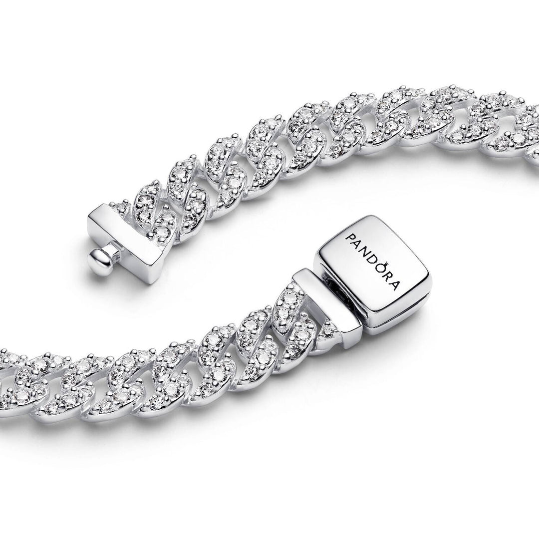 Pandora Pavé Cuban Gliederhalskette - 393161C01-45