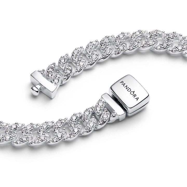 Pandora Pavé Cuban Gliederhalskette - 393161C01-45