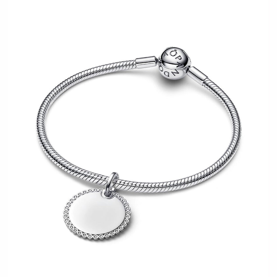 Pandora Gravierbarer runder Anhänger - 394007C01