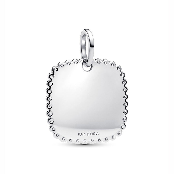 Pandora Gravierbarer Quadratischer Anhänger - 394009C01