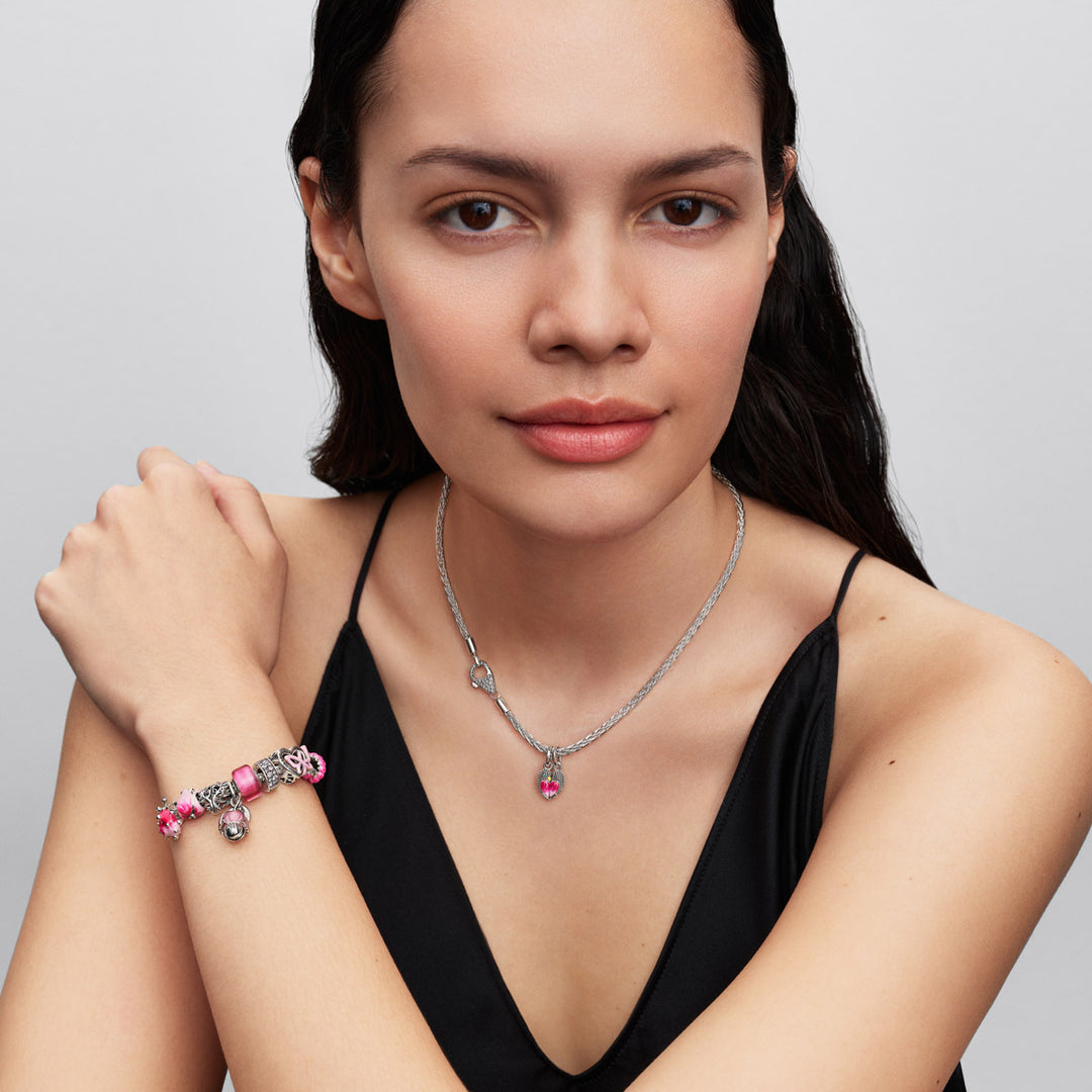 Pandora Rosafarbene Schnecke Charm - 794553C01
