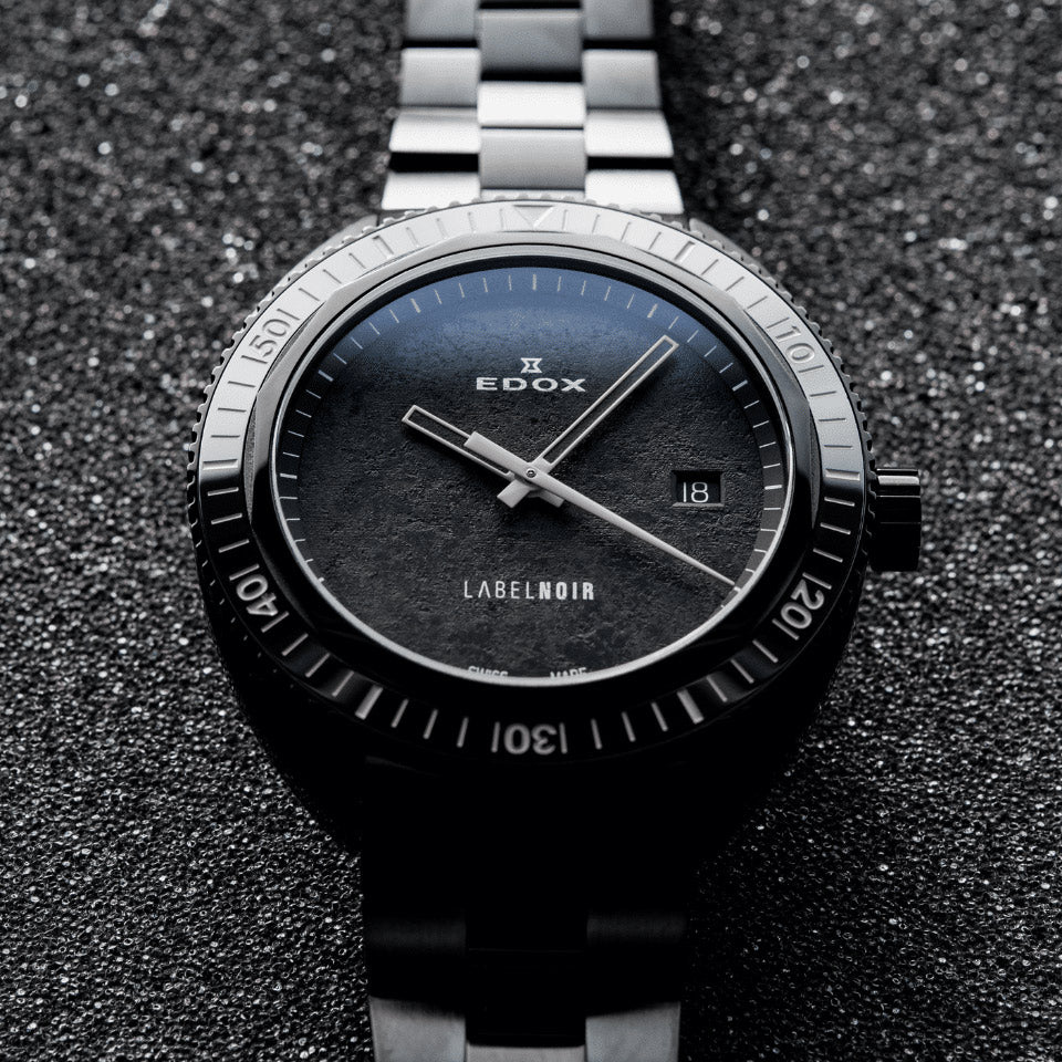 Edox Hydro-Sub Date Automatic Label Noir Limited Edition - 80128 37NLNM NLN