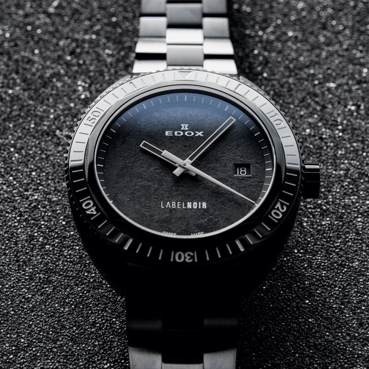 Edox Hydro-Sub Date Automatic Label Noir Limited Edition - 80128 37NLNM NLN