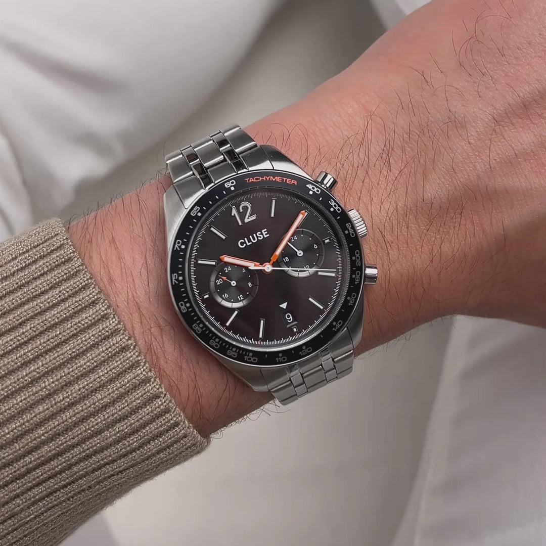 Cluse Aravis Dual Time Silver - CW25603