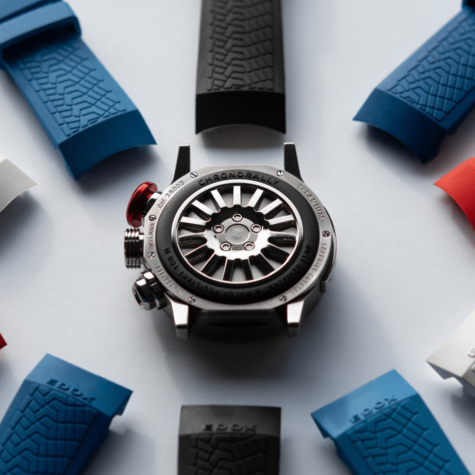Edox Chronorally 45 Limited Edition Inspired by BMW Motorrad Motorsport and Rokit Superbike Team - 38003 TINR CANBR