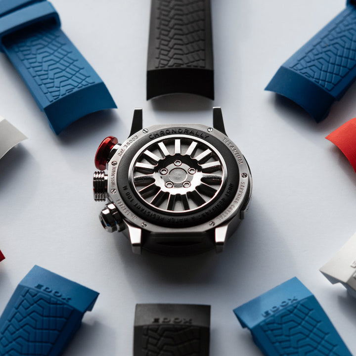 Edox Chronorally 45 Limited Edition Inspired by BMW Motorrad Motorsport and Rokit Superbike Team - 38003 TINR CANBR