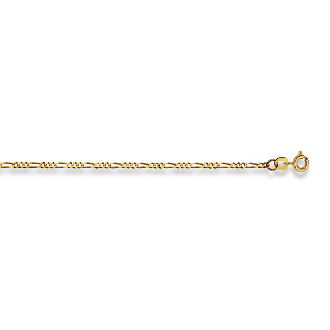 HK Gold Classics Figarokette Gelbgold 375/9k 1,8 mm 50 cm - 4143.03150/5000